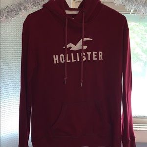 Hollister hoodie red